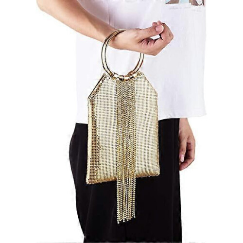 Τσάντα Clutch με χειρολαβή για κοκτέιλ πάρτι, γάμους και βραδιές, Crystal T 1