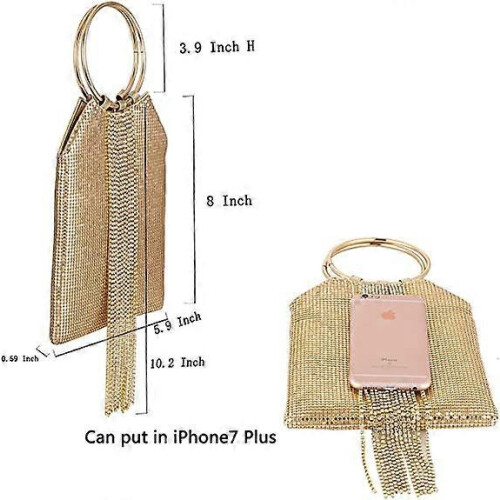 Τσάντα Clutch με χειρολαβή για κοκτέιλ πάρτι, γάμους και βραδιές, Crystal T 2