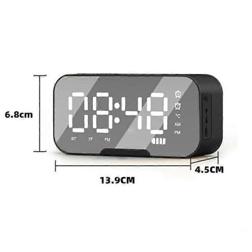 Πολυλειτουργικό ρολόι One Piece 5 σε 1 με ηχείο Bluetooth, ραδιόφωνο FM, ξυπνη 2