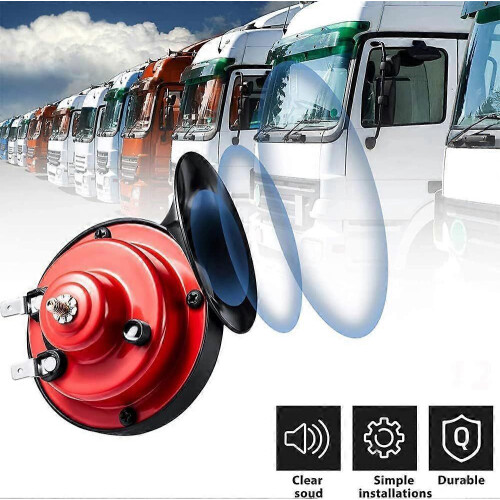 Ηλεκτρική κόρνα διπλού τόνου 300dB, 12V αδιάβροχη κόρνα σαλιγκαριού S 2