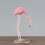 Σετ 3 όρθια ειδώλια ζώων από ρητίνη Flamingo Διακοσμητικά γλυπτά αγάλμ 3