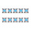 10Pcs/Set Mechanical Keyboard Switch Blue 3Pins For Cherry MX 1