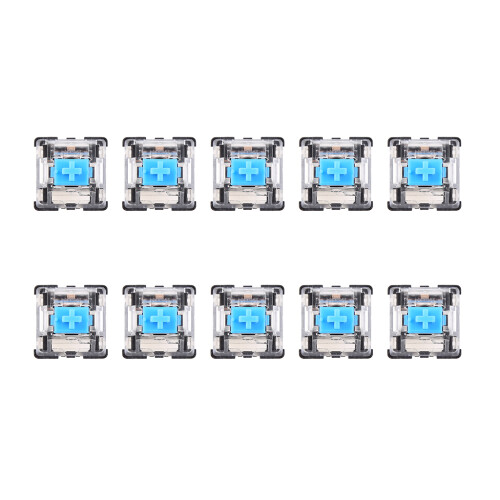 10Pcs/Set Mechanical Keyboard Switch Blue 3Pins For Cherry MX