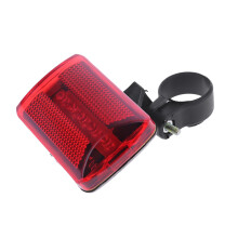 Battery Powered Bicycle Tail Headlight Easy to Install for-Red