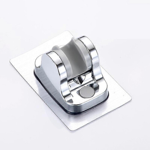 Wall Mounted Shower Holder, No Drilling Adjustable Handheld Shower Head Bracket, Universal Bathroom Accessory 2