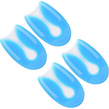 Gel-Fersenschutz, orthopädische Silikon-Einlegesohlen zur Fersenunterstützung und Schmerzlinderung, Unisex, Größe 35–3