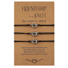 Handgefertigtes geflochtenes Seil-Charm-Armband im Boho-Surfer-Stil für Teenager-Mädchen, Preteens und Frauen