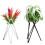 Blumentopfständer aus Metall, geometrisches Eisen,-Schwarz 11