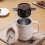 Φίλτρο Cone Coffee Dripper, επαναχρησιμοποιούμενο φίλτρο καφέ από ανοξείδωτ 5
