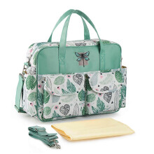 Stylish Large Capacity Diaper Bag for Mom, Roomy Baby Nappy Handbag with Multiple Pockets