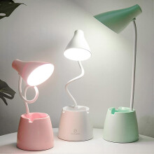 Dimmbare LED-Schreibtischlampe, wiederaufladbare USB-Touch-Schalter-Leselampe zum Lernen, Kinder-Schreibtischleuchte, g