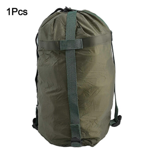 Sleeping Bag Compression Sack 20L Nylon Drawstring Storage Bag for Camping, Hiking, and Travel 1