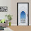 Τρισδιάστατη αφίσα πόρτας White Palace Grand Mosque DIY Αυτοκόλλητο πόρτας Διακ 1