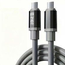 240 W 15 m snellaadbare USB Type-C naar Type-C-kabel met realtime voedingsdisplay, duurzame snelle oplaadkabel compatib