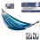 Φορητή διπλή αιώρα Camping Swing Glider με τσάντα αποθήκευσης, κόκκινο μπλε 1