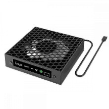 RGB Cooling Fan with 3 Adjustable Speeds, RGB LED Light and Headset Holder, Compatible with Xbox Series X