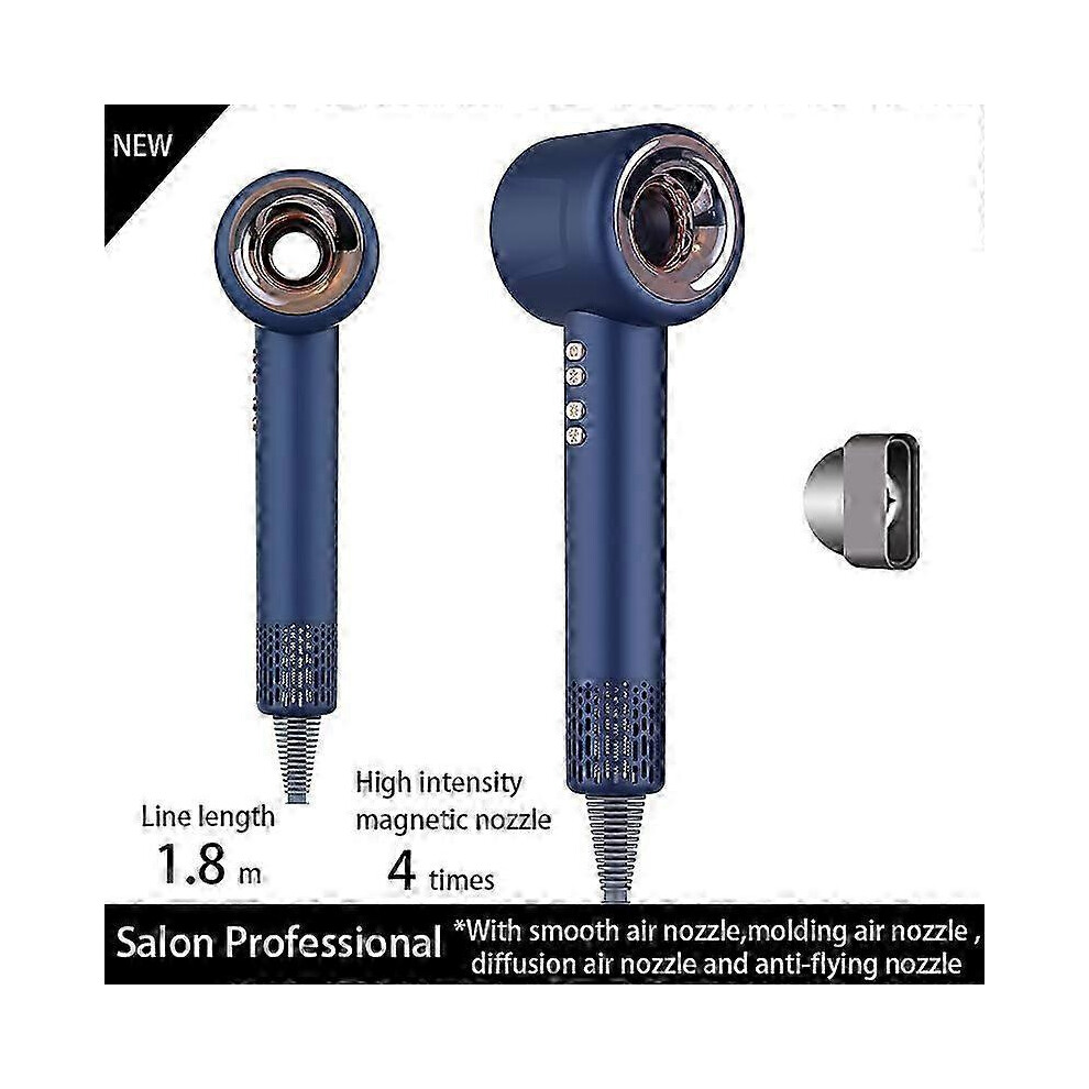 Professional Hair Dryer, Salon-Grade Negative Ionic Blow Dryer, Multi-Temperature Control for Hair Styling, CE Certified