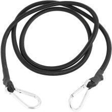 2 m lange, robuuste bungeekoorden met haken, extra sterke elastische spankoorden voor dekzeilen, fietsen, auto's en bag