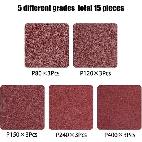 Ζώνη λείανσης 610 x 100 mm, Μικτό Σετ 80 120 150 240 400, Κατάλληλο για Ταινιοτρι 2