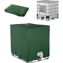 Bâche de protection pour réservoir d'eau IBC 1000 L, housse de protection anti-UV, anti-poussière et étanche, 116 x 100