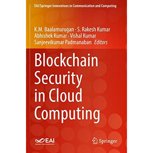 Blockchain Security in Cloud Computing Paperback Book