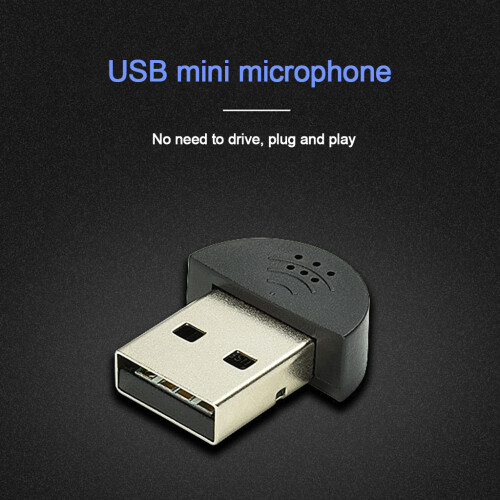 Super-Mini-USB-Computermikrofon, kleinster Heim-Audio-Adapter 1