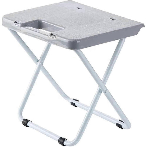 Foldable Shower Stool, Portable Adjustable Non-Slip Bath Seat, Aluminium Frame Mobility Bench for Elderly, Easy Storage