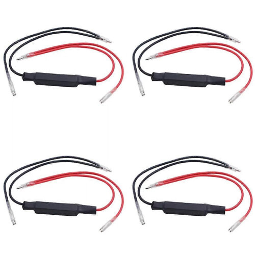 4er-Pack Motorrad-21-W-LED-Blinker-Lastwiderstände, Universal-Blinker-Decoder-Adapter, fehlerfreie Blinker-Fixierung fü