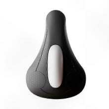 (Black, basic) Beckenbodentrainer, USB-aufladbar, 4 Massageprogramme, PVC, Silikongel, mit Reparaturkissen