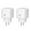 Confezione da 2 prese WiFi Smart Plug compatibili con Alexa, Google Home e Smart Life, prese programmabili con telecoma 1