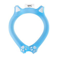 (Blue) Neck Cooling Tube, Reusable Physical Cooling Neck Wraps for Hot Weather, Portable Wearable Neck Cooler for Outdoor Camping Running Hiking
