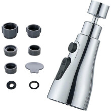 Reemplazo del cabezal del rociador del grifo del fregadero de la cocina giratorio de 360 grados, cabezal de agua purifi