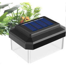 Solar Post Lights, Modern Waterproof LED Decorative Lighting for Patio, Porch, Yard, Driveway, Path, Dock, and Gate