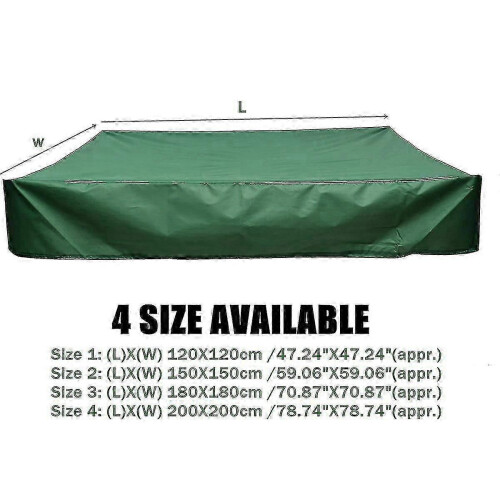 Κάλυμμα Sandpit 150 x 150 x 20 cm, Ύφασμα Oxford, Αδιάβροχο, Προστασία εξωτερικο
