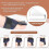 (2pcs) Toe Splint for Bent Toe, Hammer Toe, Broken Toe Support with Adjustable Straps 2