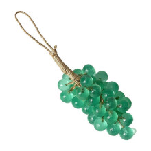 (green, 1pcs) Grape Soap on Rope Handmade Cluster Shaped Decorative Soap Bar for Home Decor