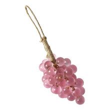 (pink, 1pcs) Grape Soap on Rope Handmade Cluster Shaped Decorative Soap Bar for Home Decor