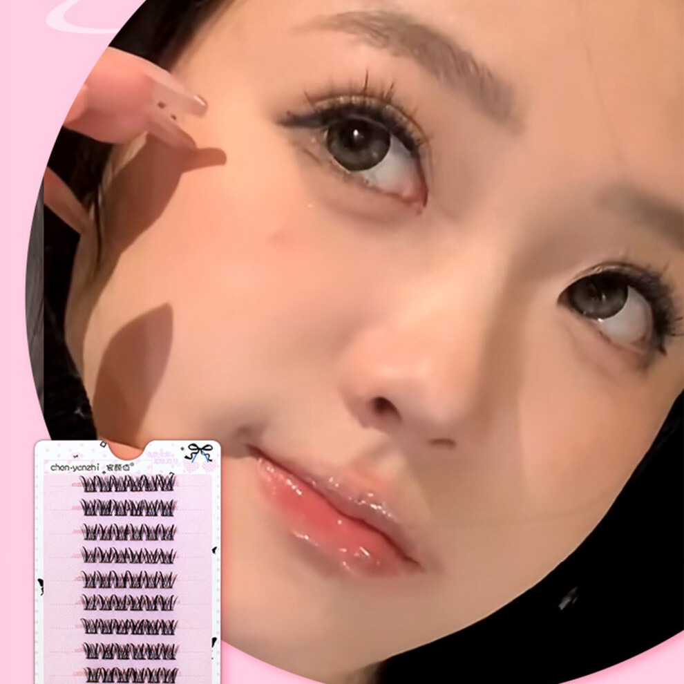 Creation-3C Reusable Black Press-On Lash Clusters