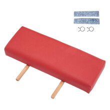 (red) Verlängerung für Massageliegen, verstellbar, tragbar, aus PU-Lederschwamm, für große Benutzer, Heim und Salon Spa
```