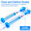 Blue Metal Plastic Spring Scale Dynamometer For Lab School-20N 6