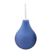 (black, 220ML) Einlaufballon-Set mit Handsprüher, Silikon, Analreinigungssystem, Blau/Schwarz, 89 ml, 220 ml