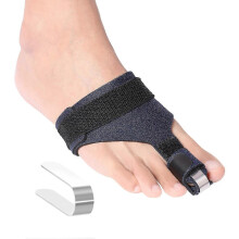 (1pcs) Toe Splint for Bent Toe, Hammer Toe, Broken Toe Support with Adjustable Straps