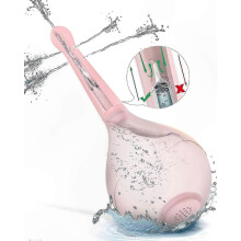 (pink) Einlaufballon zur Darmreinigung und Linderung von Verstopfung, mit Rückflussschutz, aus medizinischem Silikon, wiederverwendbar