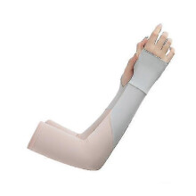 (white 01) Sonnenschutzärmel aus Eisseide für Outdoor-Reiten