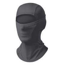 (Dark grey, Dark Grey) Breathable Ice Silk Cycling Balaclava, Adjustable Sun Protection Face Mask for Outdoor Sports, 40g Lightweight