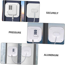 (Whitex2pcs, 29X7cmx2pcs) Kühlschrank-Passwortschloss, digitales Schubladenschloss, Kindersicherung für Vorratsschränke, weiß