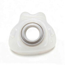 (L) Replacement CPAP Full Face Cushion compatible with ResMed AirFit F40, Medium Transparent Silicone, for Sleep Apnea Therapy