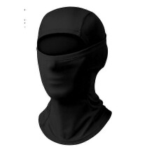 (Black) Cycling Balaclava, Sun Protection Breathable Ice Silk Face Mask, Adjustable 40g Lightweight for Outdoor Cycling