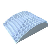 (Blue) Posilňovač krku a chrbta, EVA bedrová opierka, masážny prístroj na úľavu bolesti, korektor na dekompresiu chrbtice, 30 x 25 x 10 cm