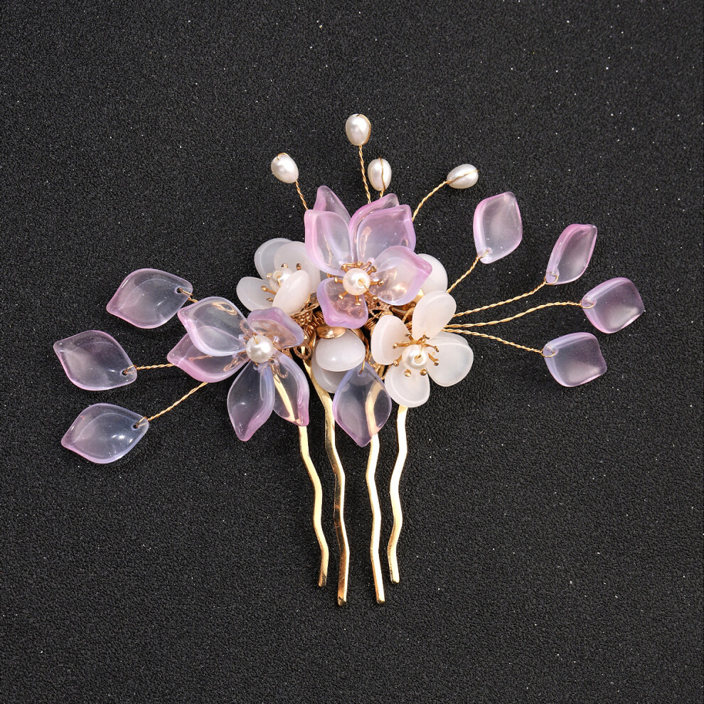 Creation-3C Elegant Floral Hair Combs For Brides